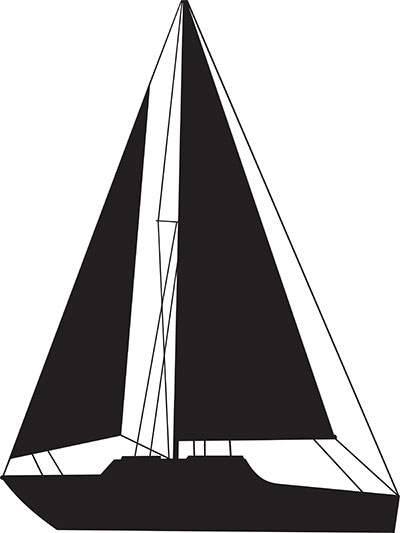 yacht silhouette clip art - photo #28
