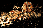 Happy 4th of July animation