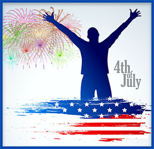 enjoying the fireworks