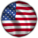 American flag button