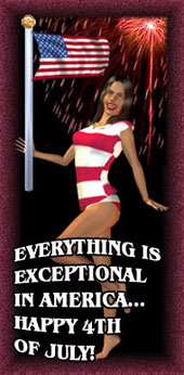 fireworks, American flag