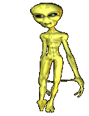 yellow space alien
