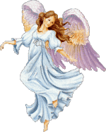 angel with flapping wings