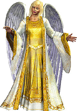 angel with big wings