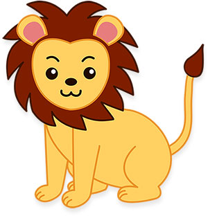 cute lion