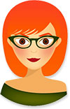 woman orange hair
