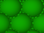 green animated background