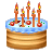birthday cake animation