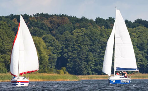 two sail boats