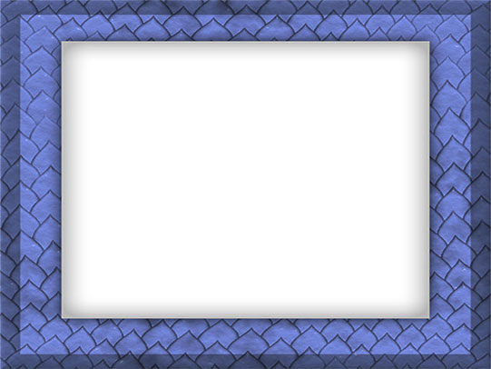 blue scale frame