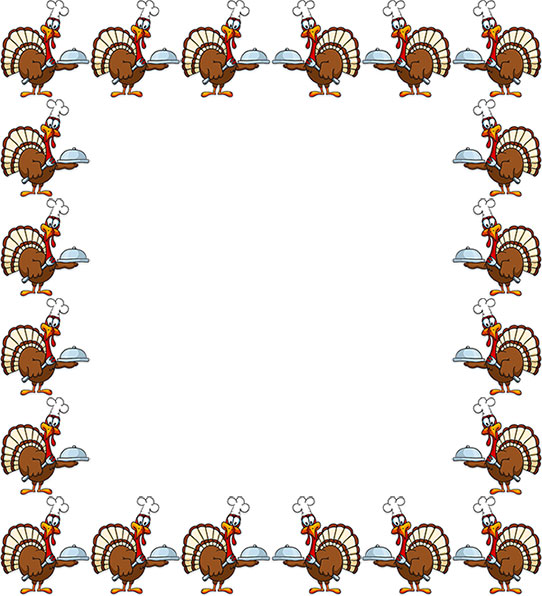 turkey border frame