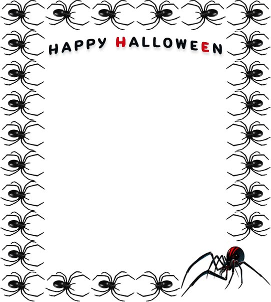 Happy Halloween spiders