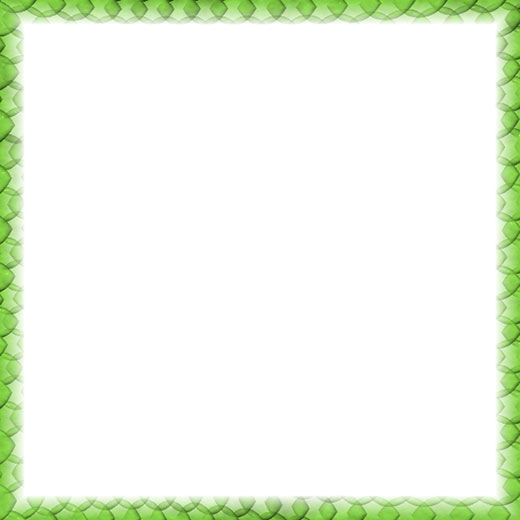 border frame light green