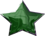green star bullet with metal trim