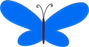 blue butterfly