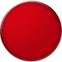 deep red round button 88 pixels