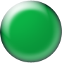 dark green button round