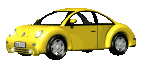 animated car yellow