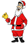 animated Santa ringing his bell