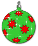animated ornament with stars
