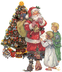 tree Santa children