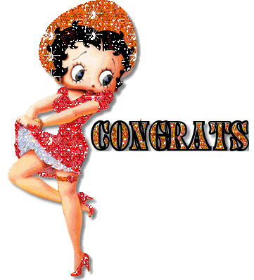 congrats with Betty