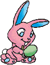bunny coloring egg