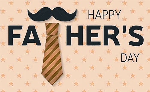 Happy Father's Day tie