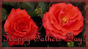 happy father's day on flowers