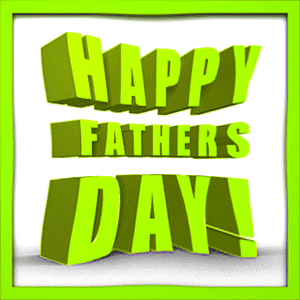 Happy Fathers Day in 3d animation