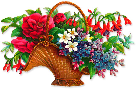 basket flowers