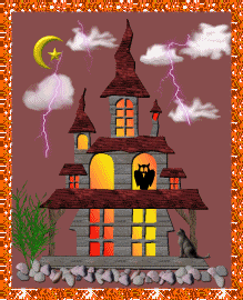 haunted house animation