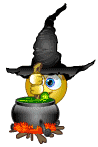 witch cooking animation