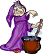 witch brewing animation