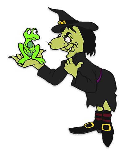 witch frog