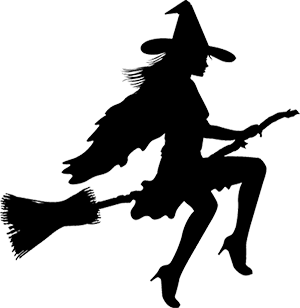 witch flying