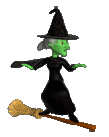 witch on her broom