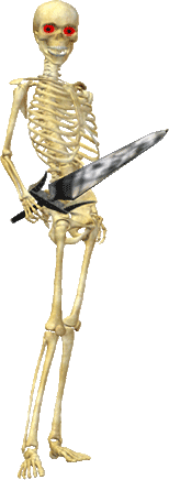 skeleton with sword