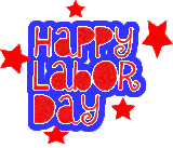 Happy Labor Day with stars