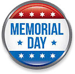 Memorial Day button