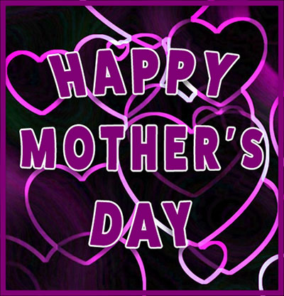 Happy Mother's Day hearts