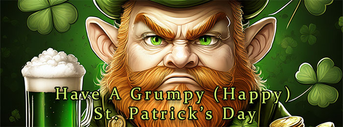 grumpy leprechaun