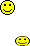 two bouncing smiley faces