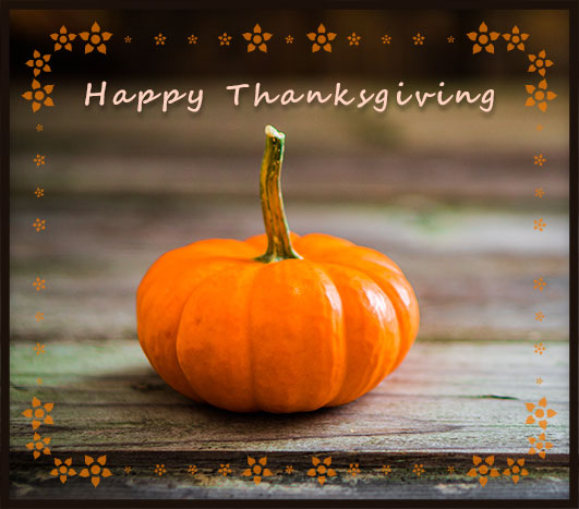 Happy Thanksgiving little pumpkin