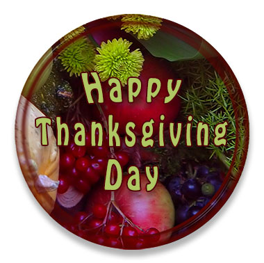 Happy Thanksgiving Day fruit