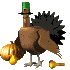 gourds and turkey